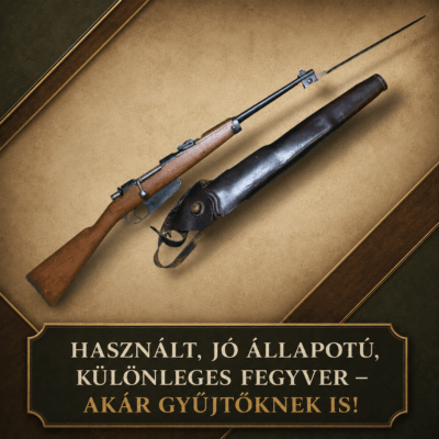 Carcano 6,5x52 golyós fegyver eredeti bőrtok