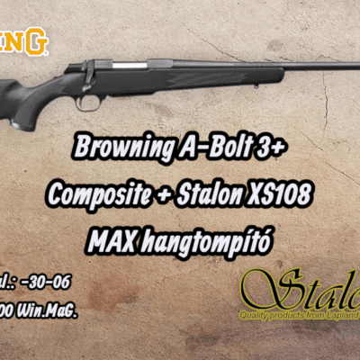 Browning A-Bolt Composit + Stalon XS108 MAX hangtompító