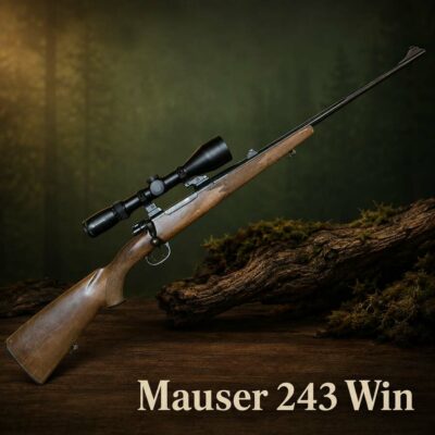 Használt Mauser golyós fegyver. 243 Win.+céltávcső