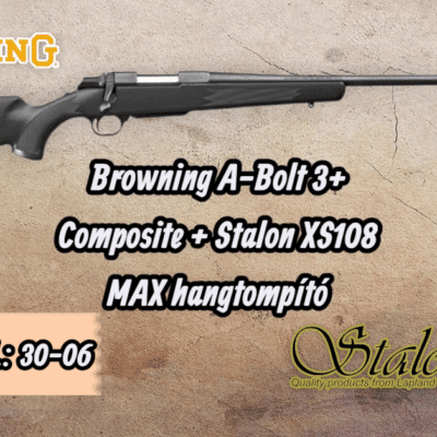 Browning A-Bolt Composit + Stalon XS108 MAX hangtompító