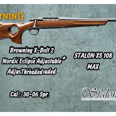Browning X-Bolt 2 Nordic Eclipse Adjustable Threaded+ Stalon XS1