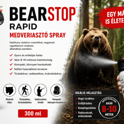 BEARSTOP Rapid/Max medveriasztó spray