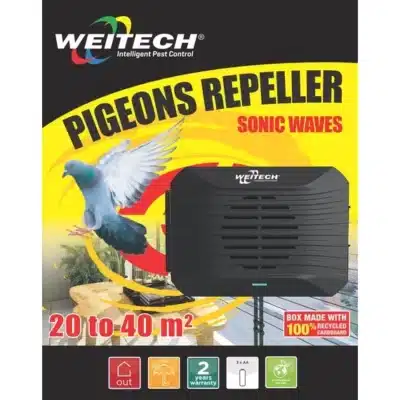 WEITECH Pigeon Repeller 20–40 m² galambriasztó