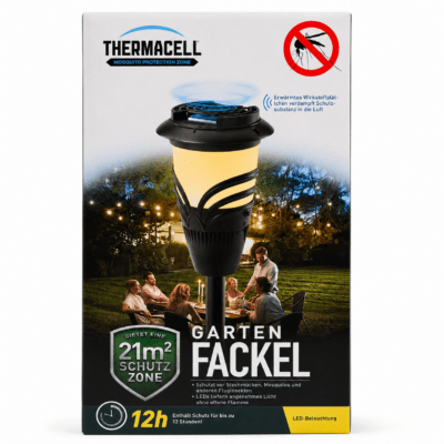 Thermacell Garten Fackel LED szúnyogriasztó kerti lámpa