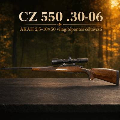 CZ 550 Stutzen + Céltávcső